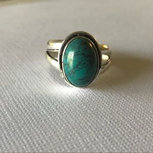 Turquoise ring size 10